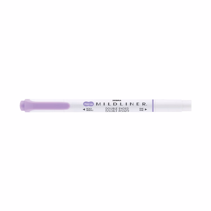 Szövegkiemelő kétvégű ZEBRA Mildliner cool & refined 1,4-4,0 mm lila