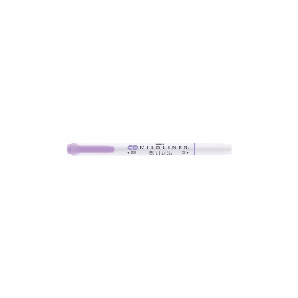 Szövegkiemelő kétvégű ZEBRA Mildliner cool & refined 1,4-4,0 mm lila