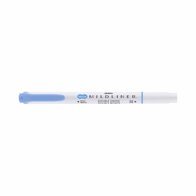 Szövegkiemelő kétvégű ZEBRA Mildliner cool & refined 1,4-4,0 mm sötétkék