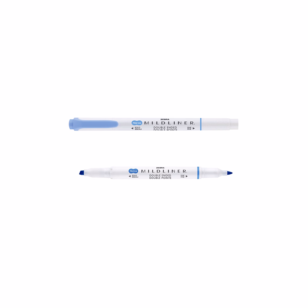 Szövegkiemelő kétvégű ZEBRA Mildliner cool & refined 1,4-4,0 mm sötétkék