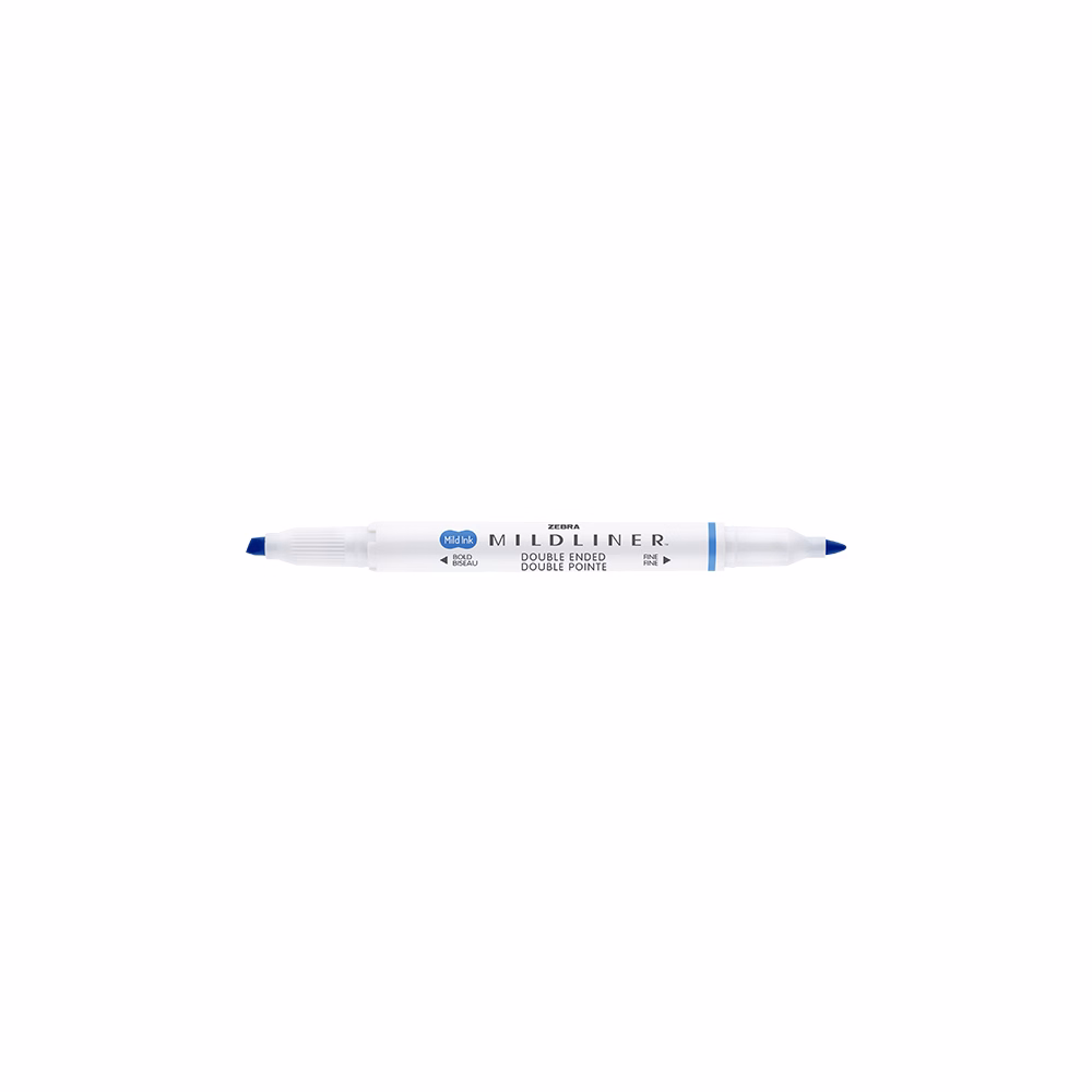 Szövegkiemelő kétvégű ZEBRA Mildliner cool & refined 1,4-4,0 mm sötétkék