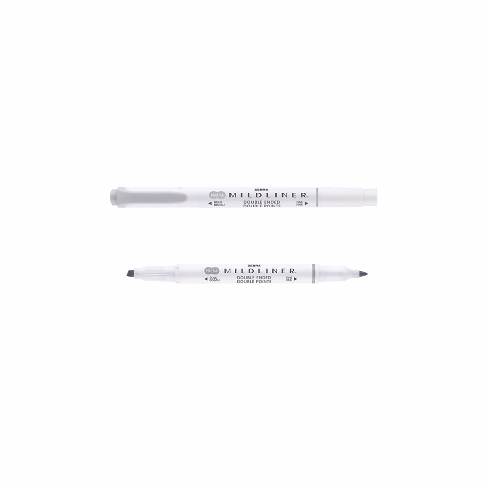 Szövegkiemelő kétvégű ZEBRA Mildliner cool & refined 1,4-4,0 mm szürke