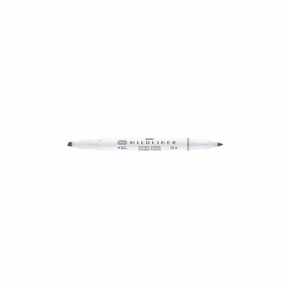 Szövegkiemelő kétvégű ZEBRA Mildliner cool & refined 1,4-4,0 mm szürke