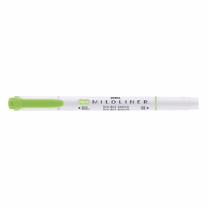 Szövegkiemelő kétvégű ZEBRA Mildliner cool & refined 1,4-4,0 mm zöld