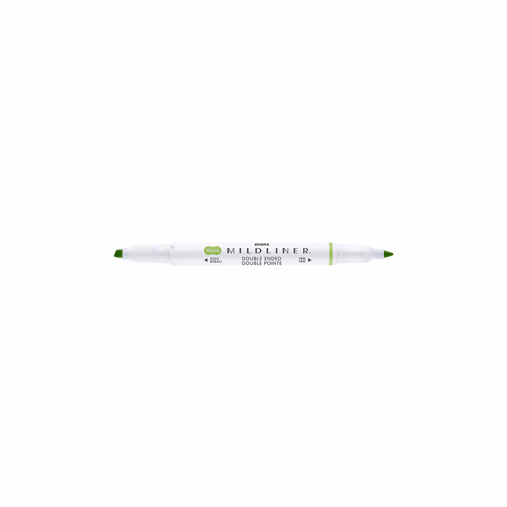 Szövegkiemelő kétvégű ZEBRA Mildliner cool & refined 1,4-4,0 mm zöld