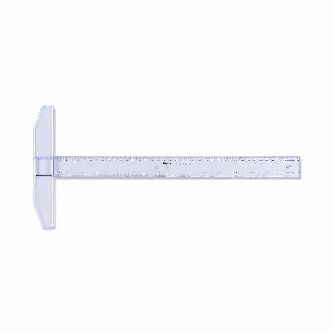 T-Vonalzó ARISTO fix fejjel 40 cm víztiszta