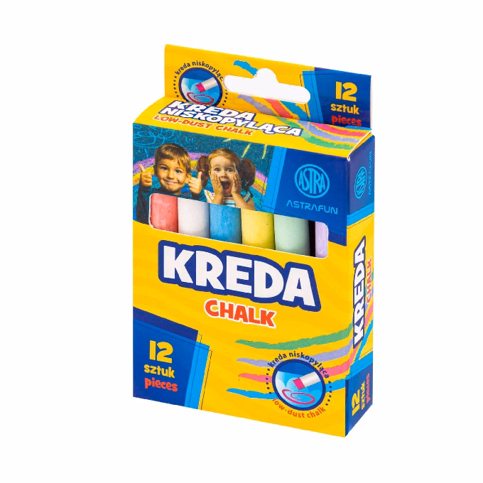 Táblakréta ASTRA FUN 2x6 szín