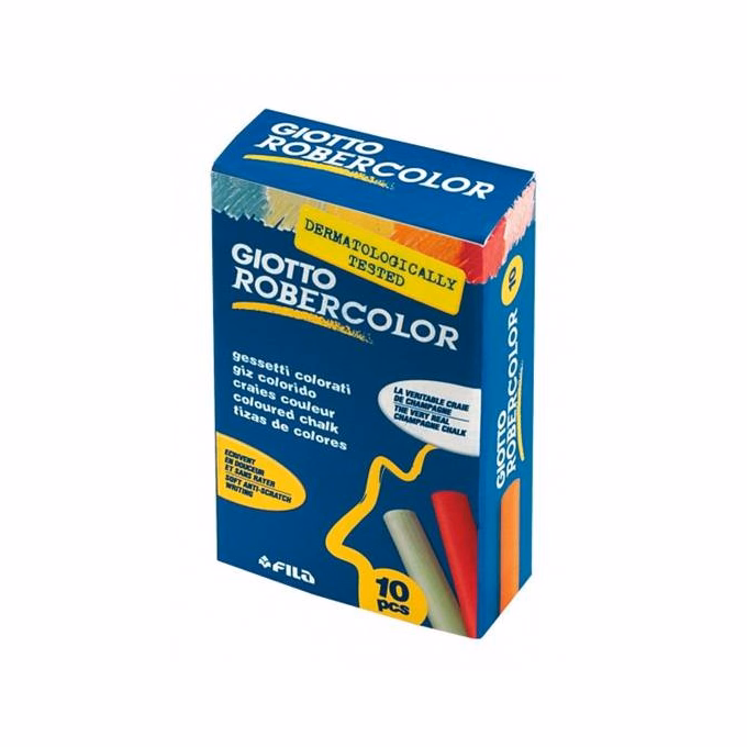Táblakréta GIOTTO RoberColor színes kerek 10 darabos Táblakréta GIOTTO RoberColor színes kerek 10 darabos