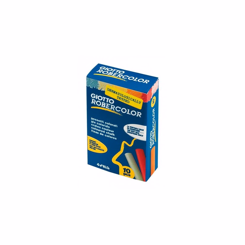 Táblakréta GIOTTO RoberColor színes kerek 10 darabos Táblakréta GIOTTO RoberColor színes kerek 10 darabos