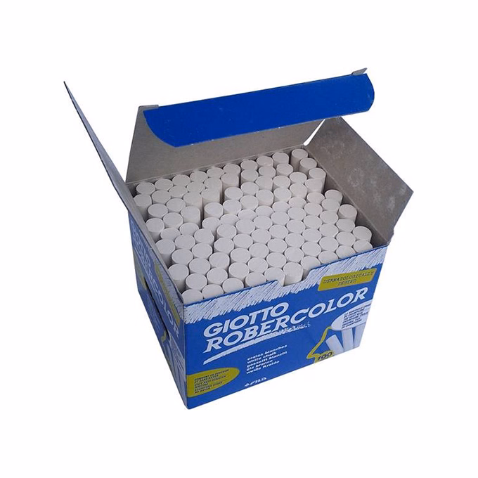 Táblakréta GIOTTO Robercolor fehér kerek 100 darabos