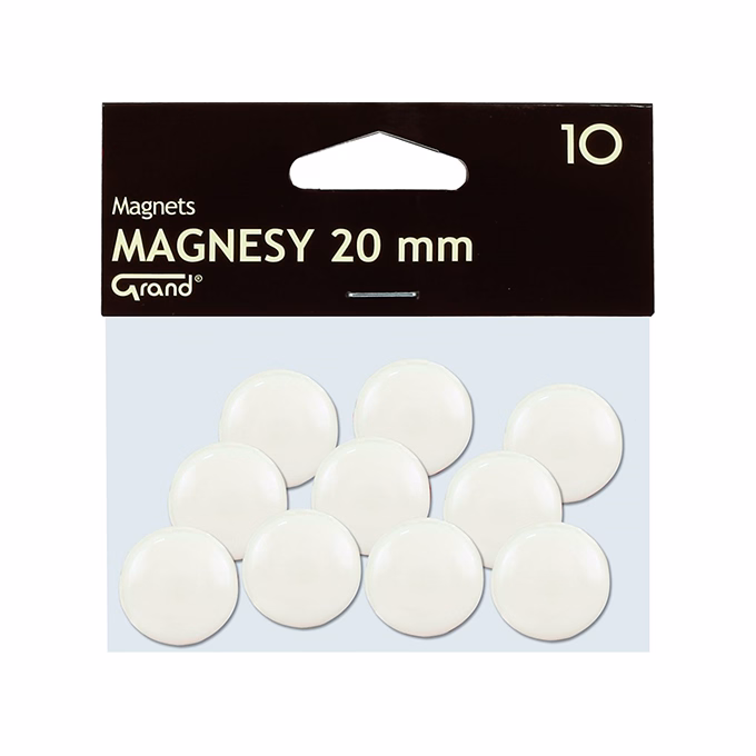 Táblamágnes GRAND 20mm fehér