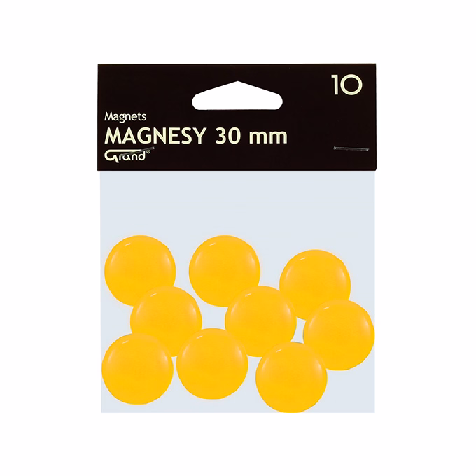 Táblamágnes GRAND 30 mm sárga