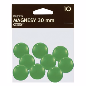 Táblamágnes GRAND 30 mm zöld 10 darabos
