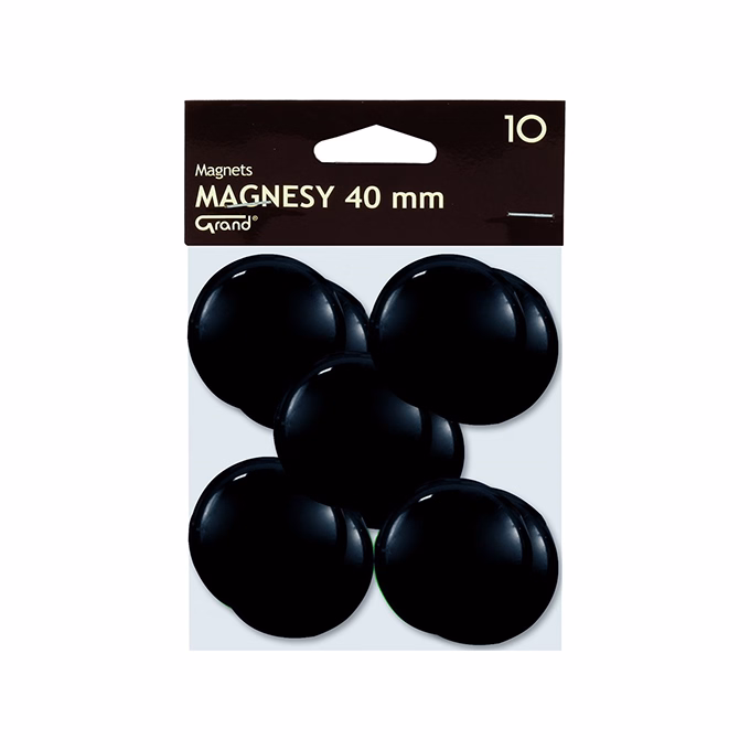 Táblamágnes GRAND 40 mm fekete