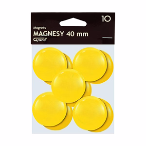 Táblamágnes GRAND 40 mm sárga Táblamágnes GRAND 40 mm sárga