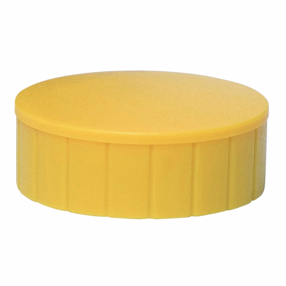 Táblamágnes MAUL 38mm sárga 10 darabos
