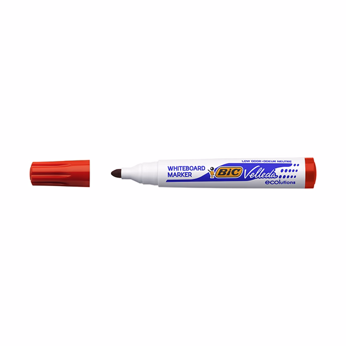 Táblamarker BIC Velleda 1701 kerek piros