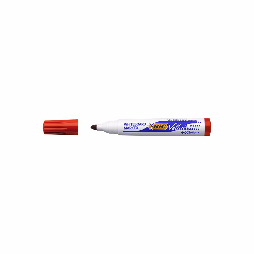 Táblamarker BIC Velleda 1701 kerek piros