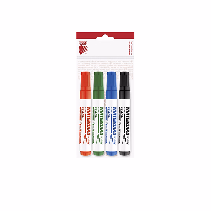 Táblamarker ICO Plan 11 XXL kerek 1-3mm 4 darabos