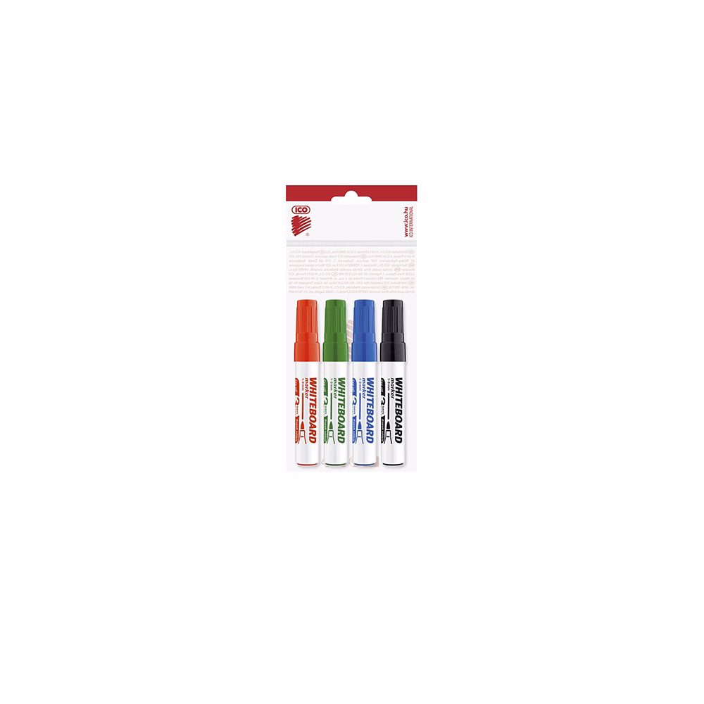Táblamarker ICO Plan kerek 1-3mm 4 darabos