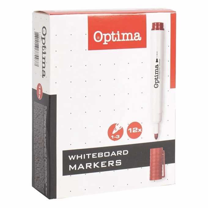 Táblamarker OPTIMA piros