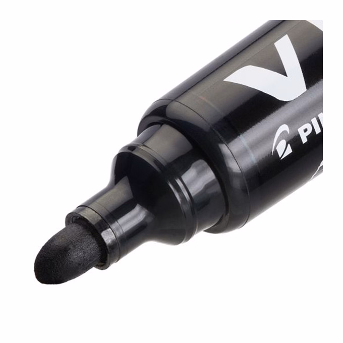 Táblamarker PILOT V-Board Master kerek fekete