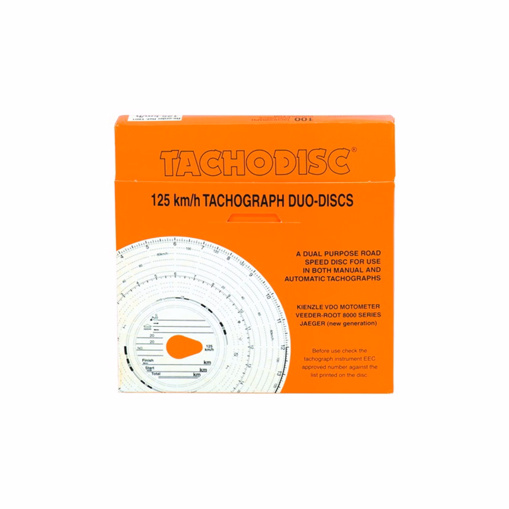 Tachográf 125km-es 1 napos (blu8) 100 darabos