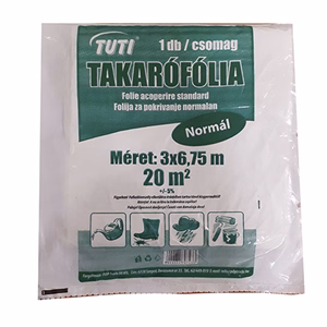 Takarófólia TUTI általános 4x5m 20 m2/csomag