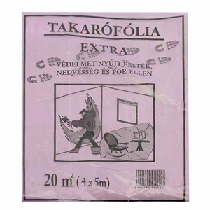 Takarófólia lépésálló extra 4x5 m 20nm