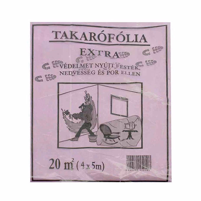 Takarófólia lépésálló extra 4x5 m 20nm