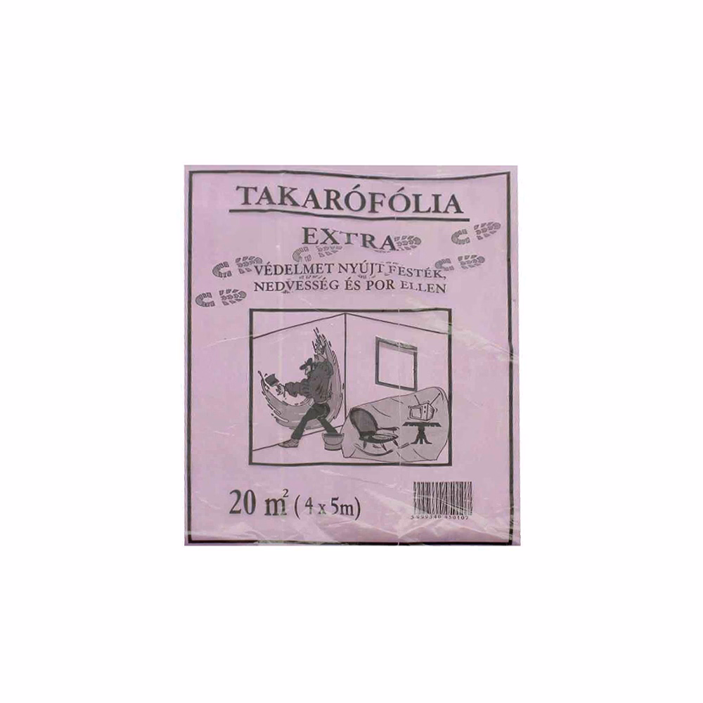 Takarófólia lépésálló extra 4x5 m 20nm