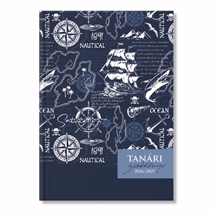 Tanári zsebkönyv PD CALENDAR papírborító A/5 Compass 2026-2027