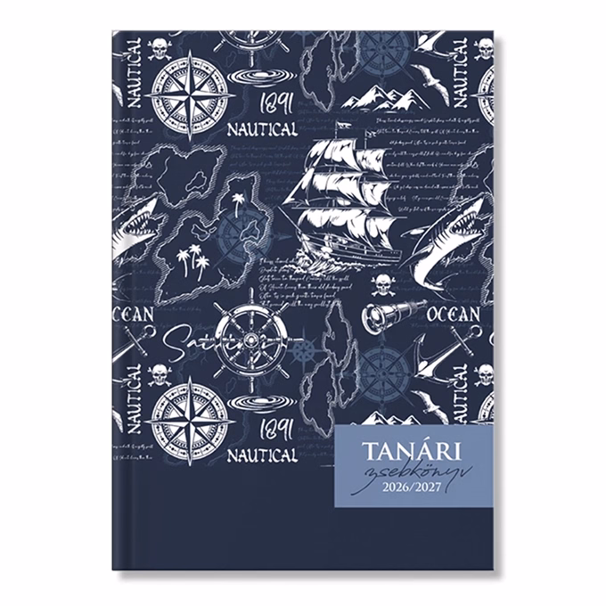 Tanári zsebkönyv PD CALENDAR papírborító A/5 Compass 2026-2027