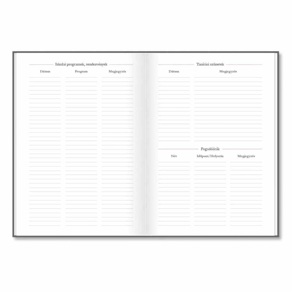 Tanári zsebkönyv PD CALENDAR papírborító A/5 Compass 2026-2027