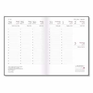 Tanári zsebkönyv PD CALENDAR papírborító A/5 Compass 2026-2027