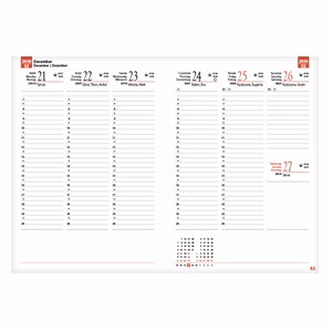 Tanári zsebkönyv REALSYSTEM papírborító A/5 heti floral 2026-2027