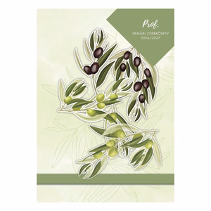Tanári zsebkönyv TOPTIMER Prof fóliázott papírborító A/5 heti 145x205 mm Oliva 2026-2027