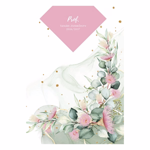 Tanári zsebkönyv TOPTIMER Prof fóliázott papírborító A/5 heti 145x205 mm Romantik 2026-2027