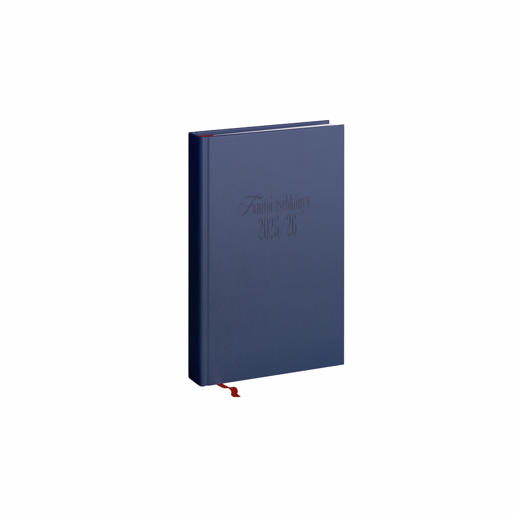 Tanítói zsebkönyv REALSYSTEM műbőr A/5 heti kék 2025-2026