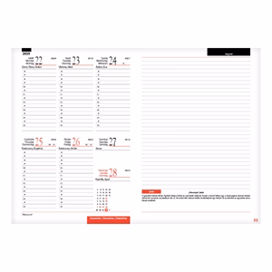 Tanítói zsebkönyv REALSYSTEM műbőr A/5 heti türkiz 2025-2026