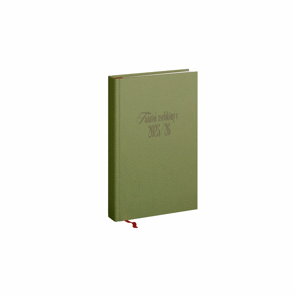 Tanítói zsebkönyv REALSYSTEM műbőr A/5 heti zöld 2025-2026 Tanítói zsebkönyv REALSYSTEM műbőr A/5 heti zöld 2025-2026