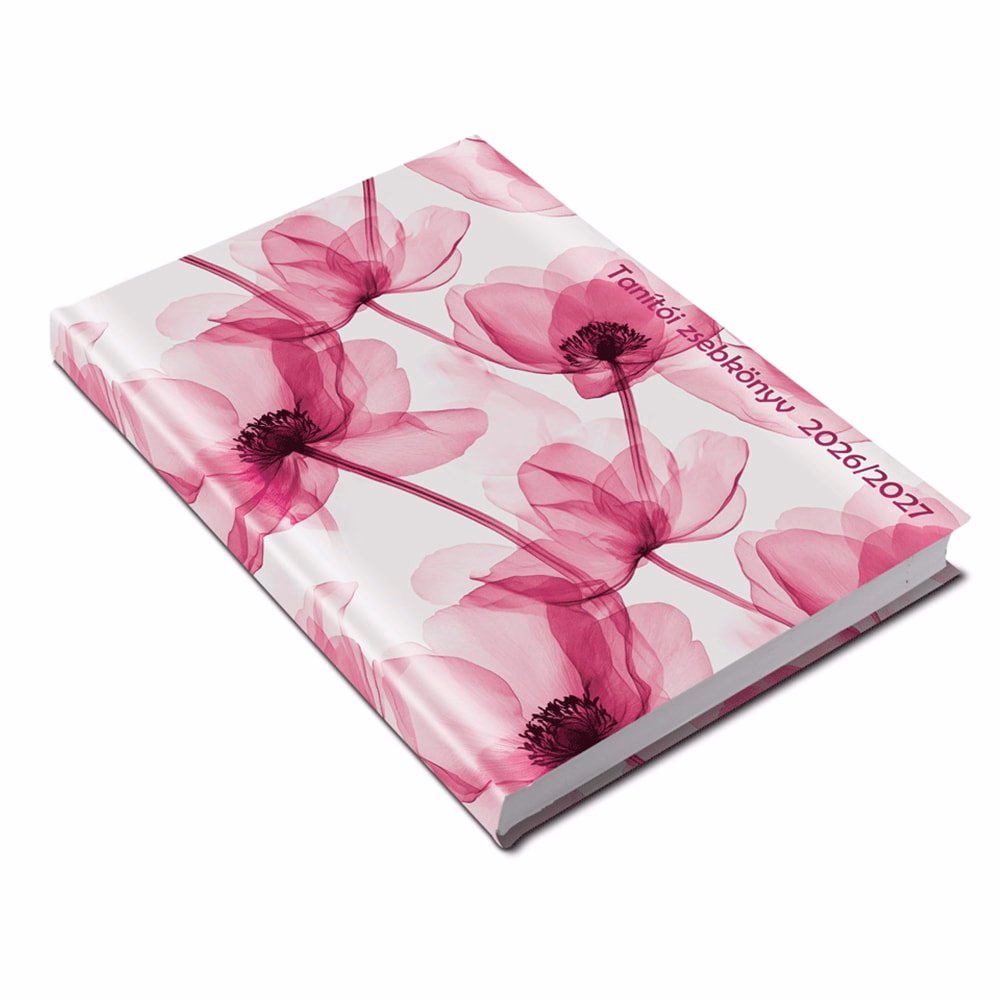 Tanítói zsebkönyv REALSYSTEM papírborító A/5 heti szirmok 2026-2027