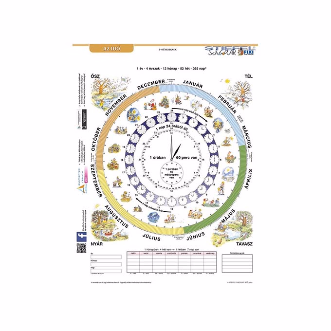 Tanulói munkalap STIEFEL A/4 idő duo