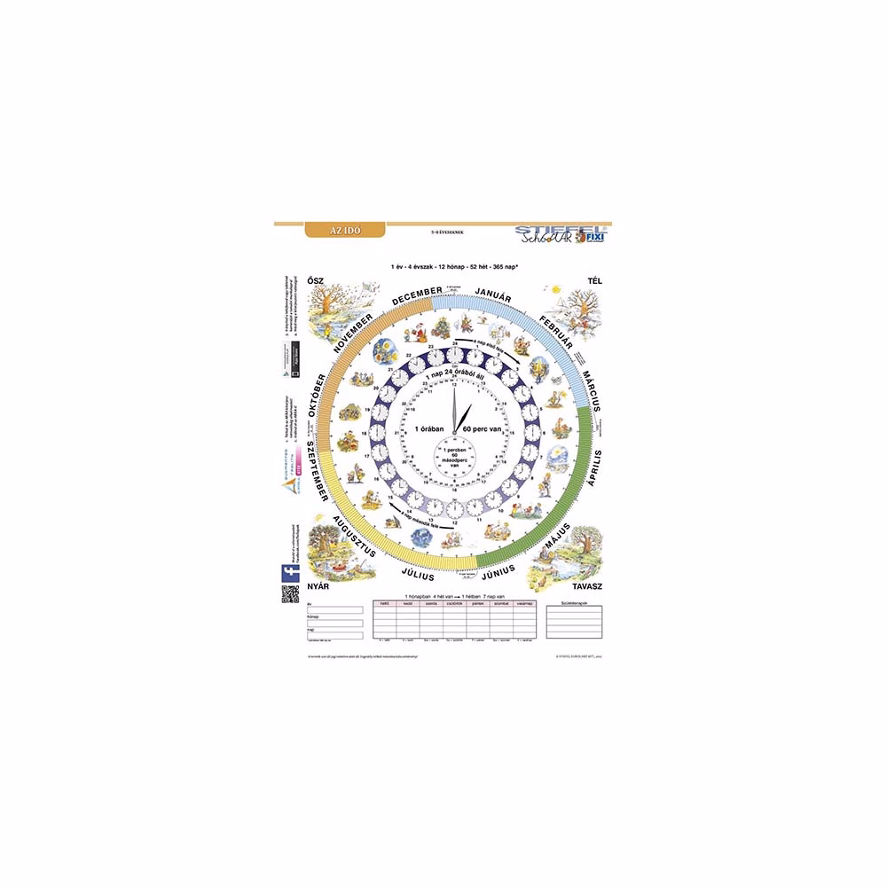 Tanulói munkalap STIEFEL A/4 idő duo