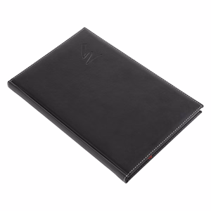 Tárgyalási napló REALSYSTEM Bolero B/5 sárga lapos fekete