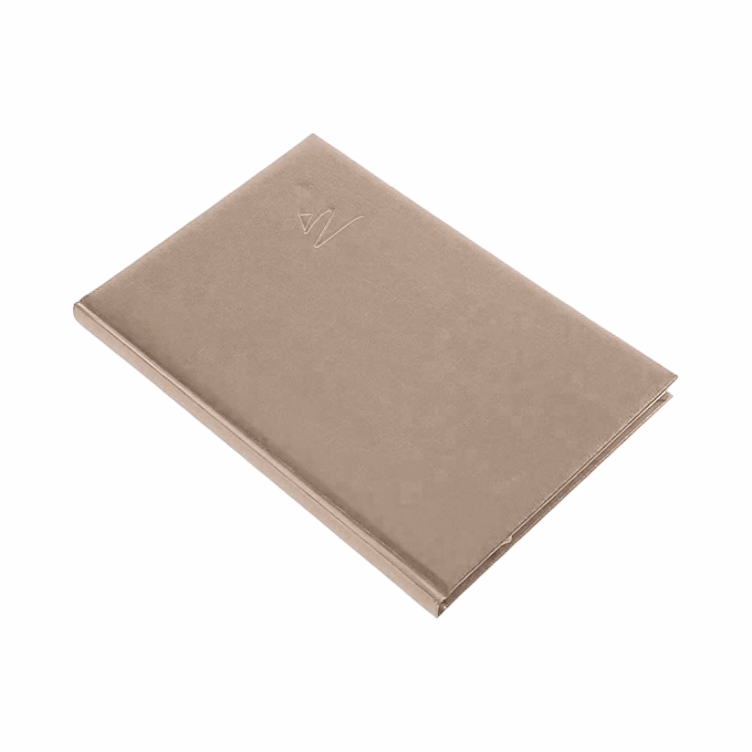 Tárgyalási napló REALSYSTEM Standard B/5 fehér lapos drapp