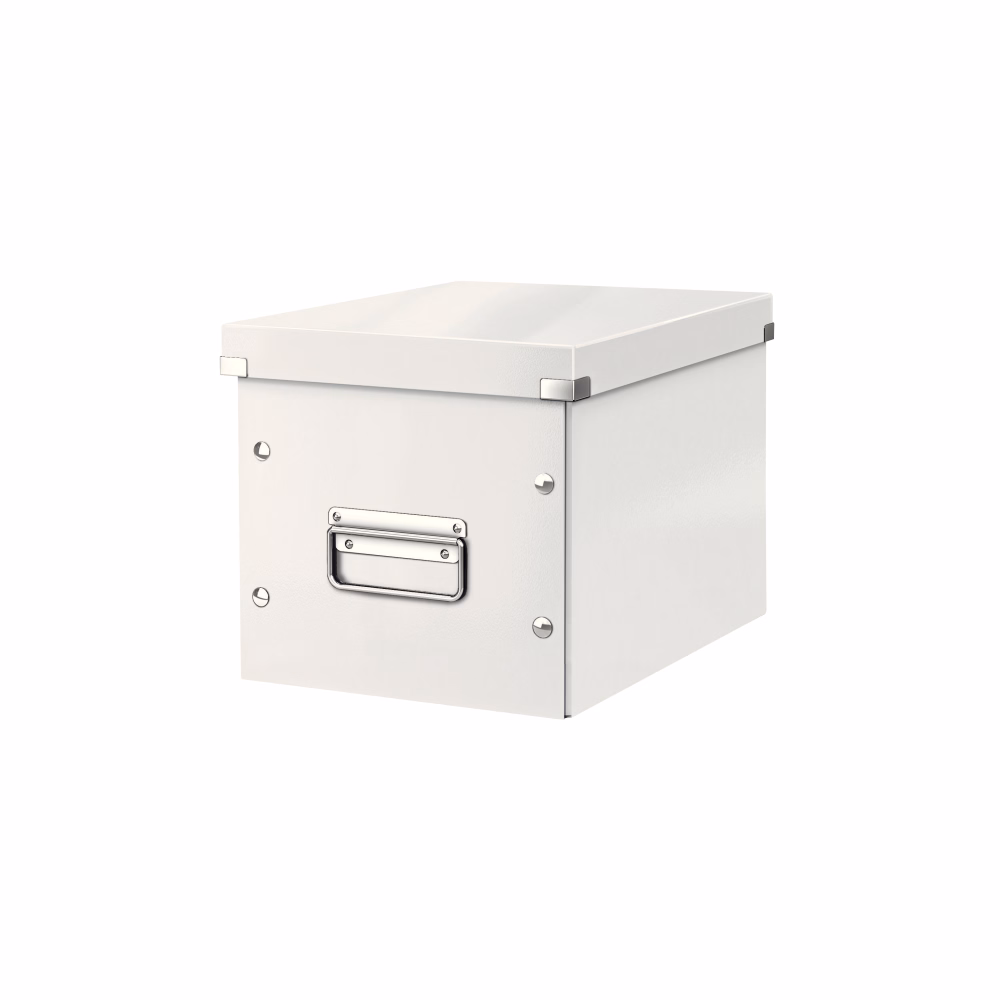 Tároló doboz LEITZ Click&Store M méret kocka fehér