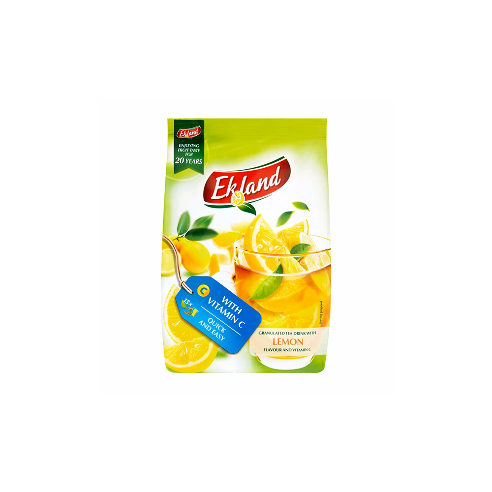 Tea Instant EKLAND citromos utántöltő 300 g