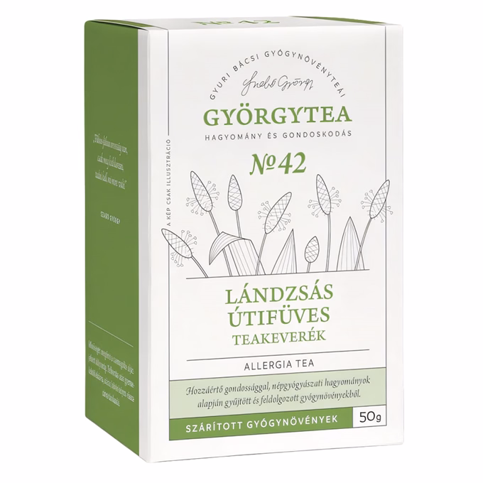 Teakeverék GYÖRGYTEA Lándzsás útifüves 50 g
