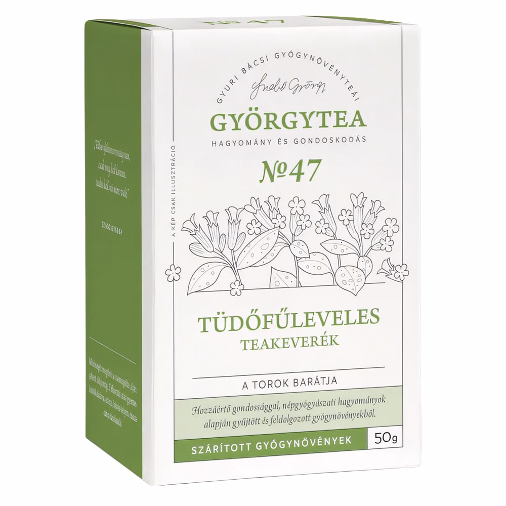 Teakeverék GYÖRGYTEA Tüdőfűleveles 50 g
